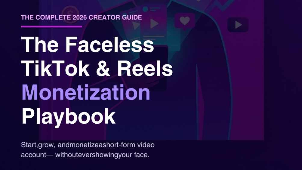 Faceless TikTok & Reels Monetization Playbook
