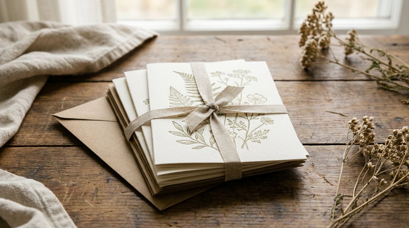 Letterpress Greeting Card Set