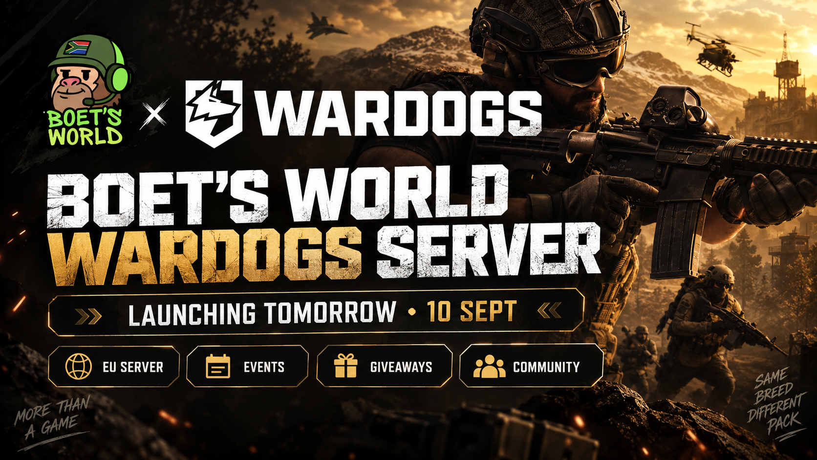 Boet’s World Wardogs Server Supporter