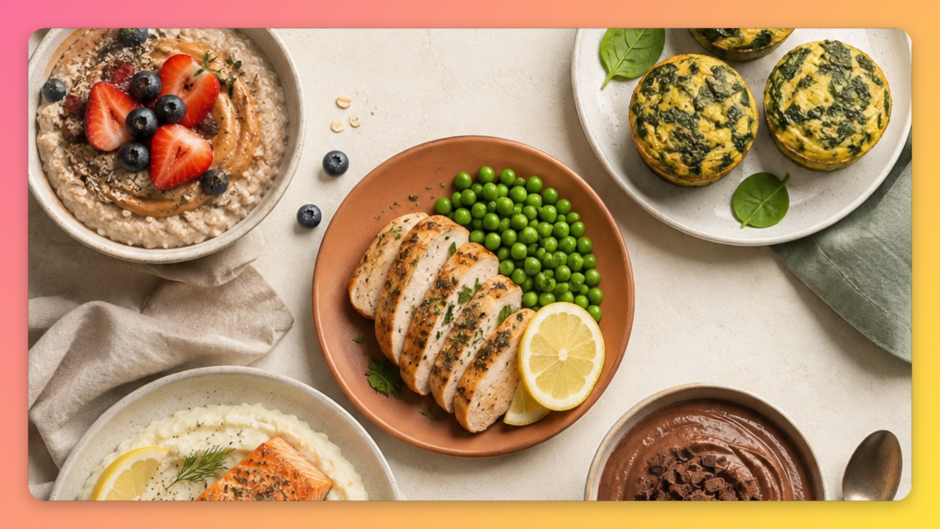 Lean Protein Meals: 20 Recipes with 5 Ingredients or Less.