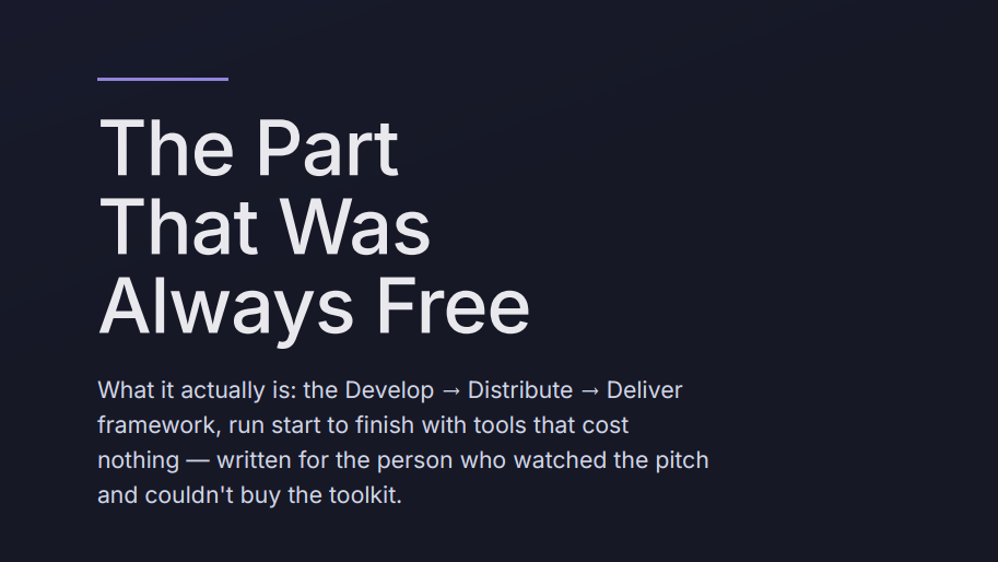 The Part That Was Always Free