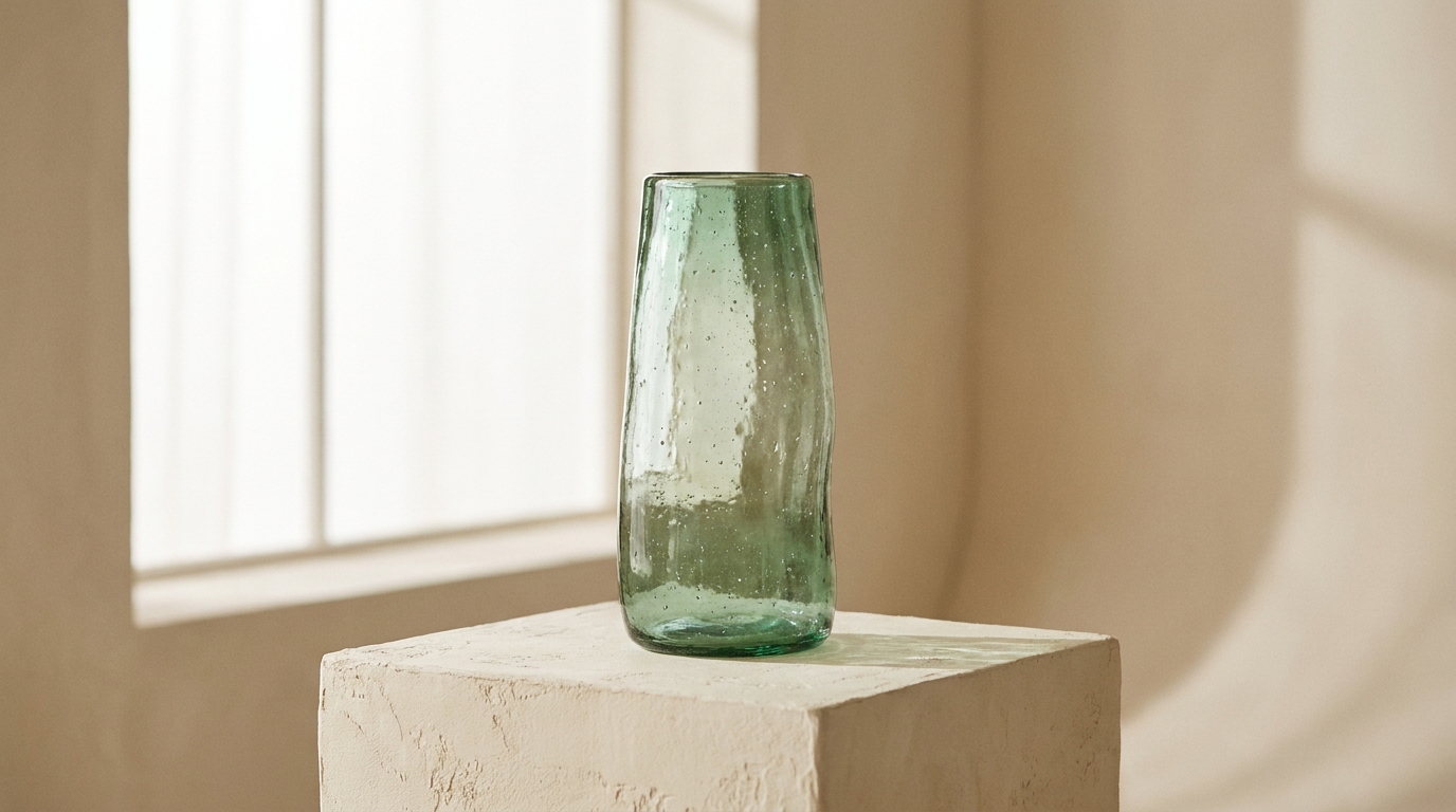 Recycled Glass Vase