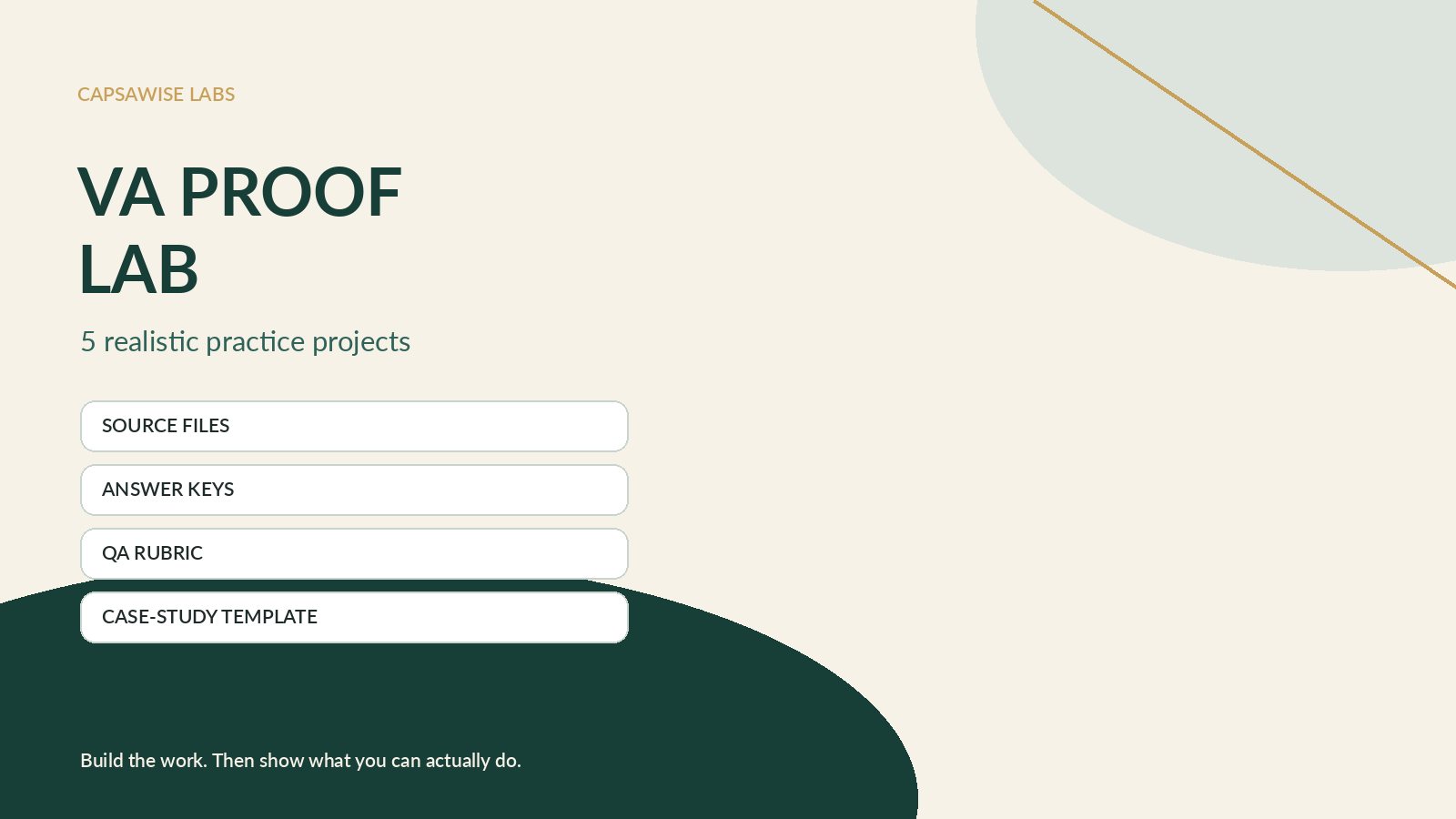 VA Proof Lab: 5 Realistic Practice Projects for Your First VA Portfolio