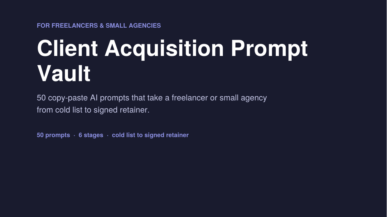 Client Acquisition Prompt Vault