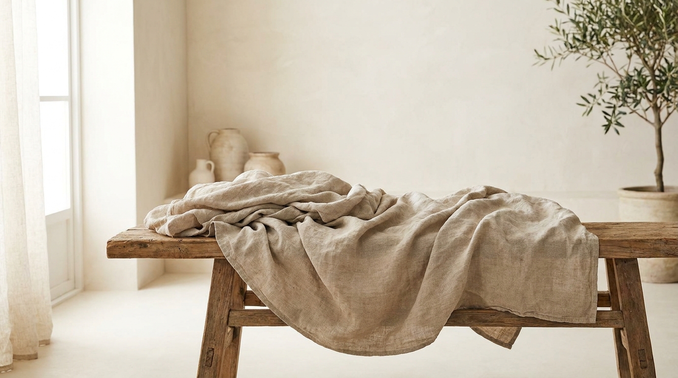Linen Hour Oversized Throw