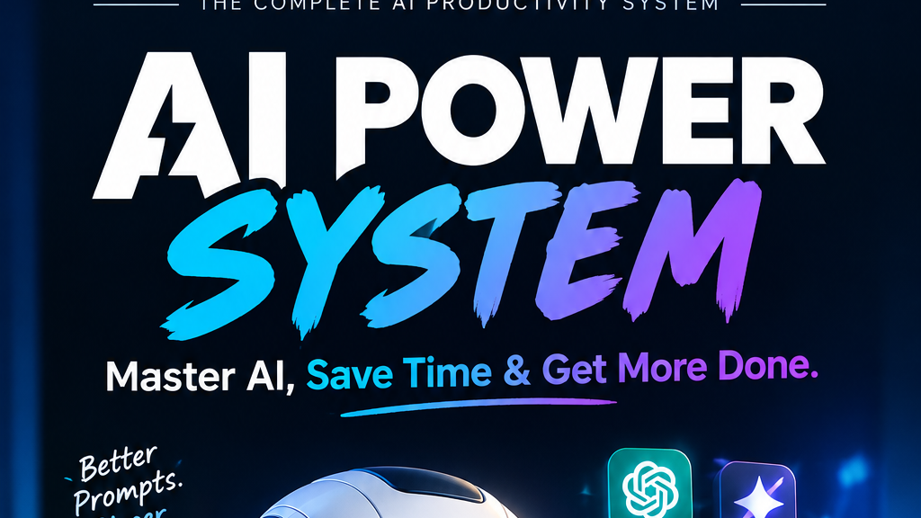 AI Power System: Master AI, Save Time & Get More Done