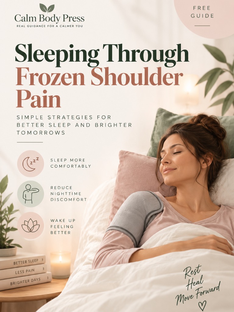 Sleeping Through Frozen Shoulder Pain: A Safe Home Mobility Plan for Calmer Nig…