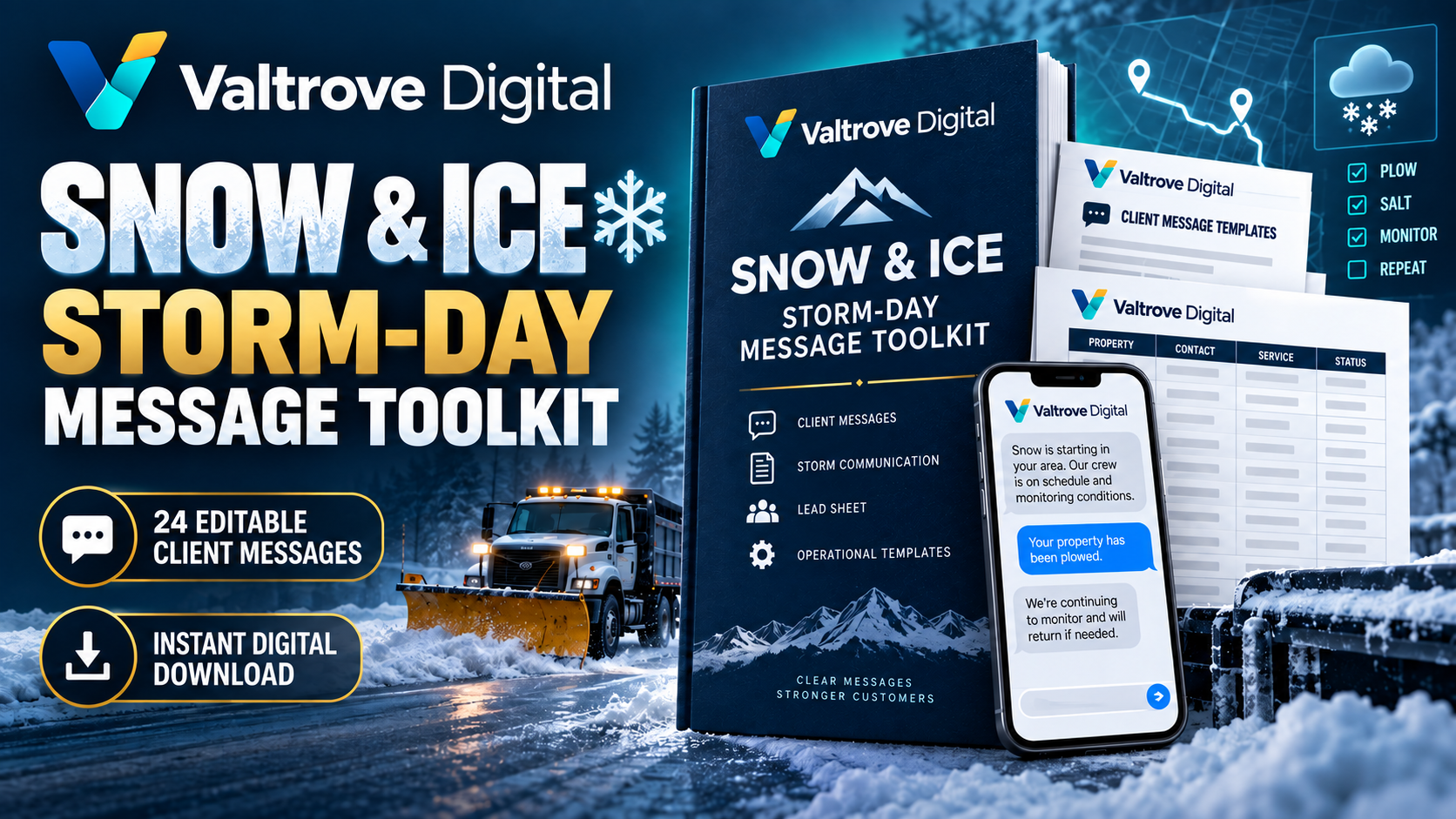 Snow & Ice Service Storm-Day Client Message Toolkit