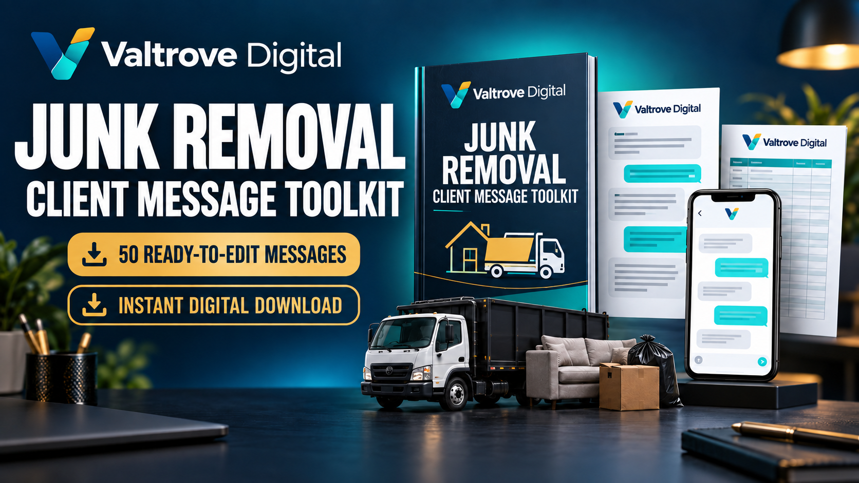Junk Removal Client Messages & Quote Follow-Up Toolkit