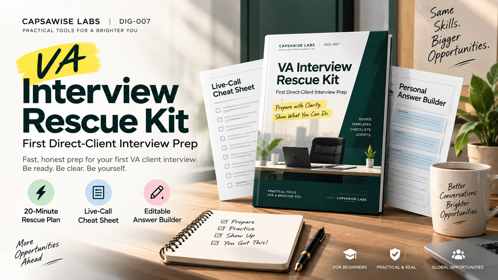 VA Interview Rescue Kit: First Direct-Client Interview Prep