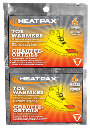 Air Activated Adhesive Toe Warmers
