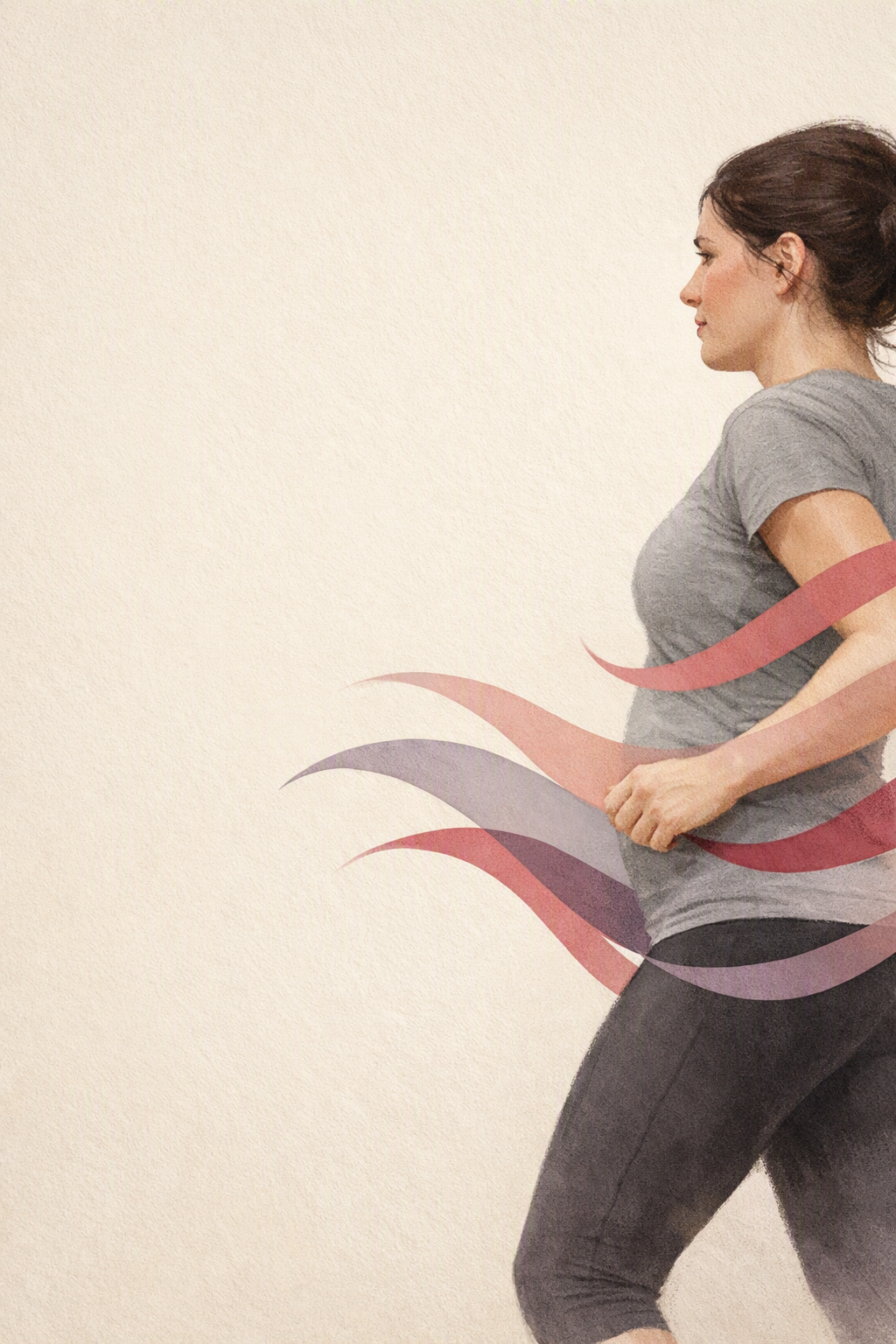 Postpartum Run-Walk Without Leaking Or Heaviness