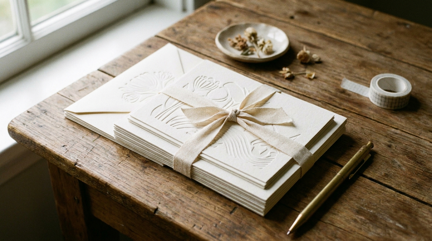 Letterpress Card Set