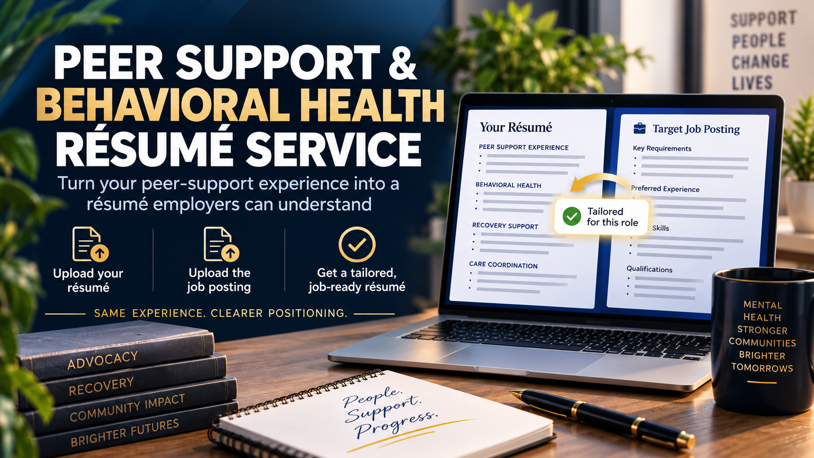 Peer Support & Behavioral Health Job-Ready Application Package