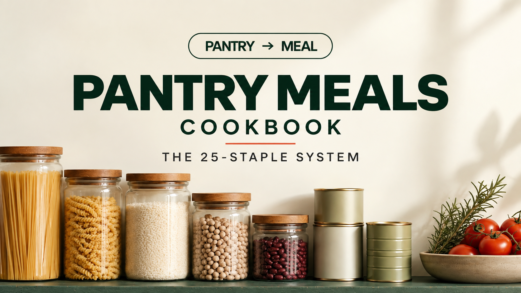 PANTRY MEALS COOKBOOK