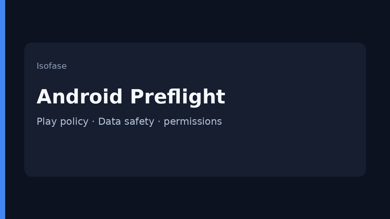 Android Preflight