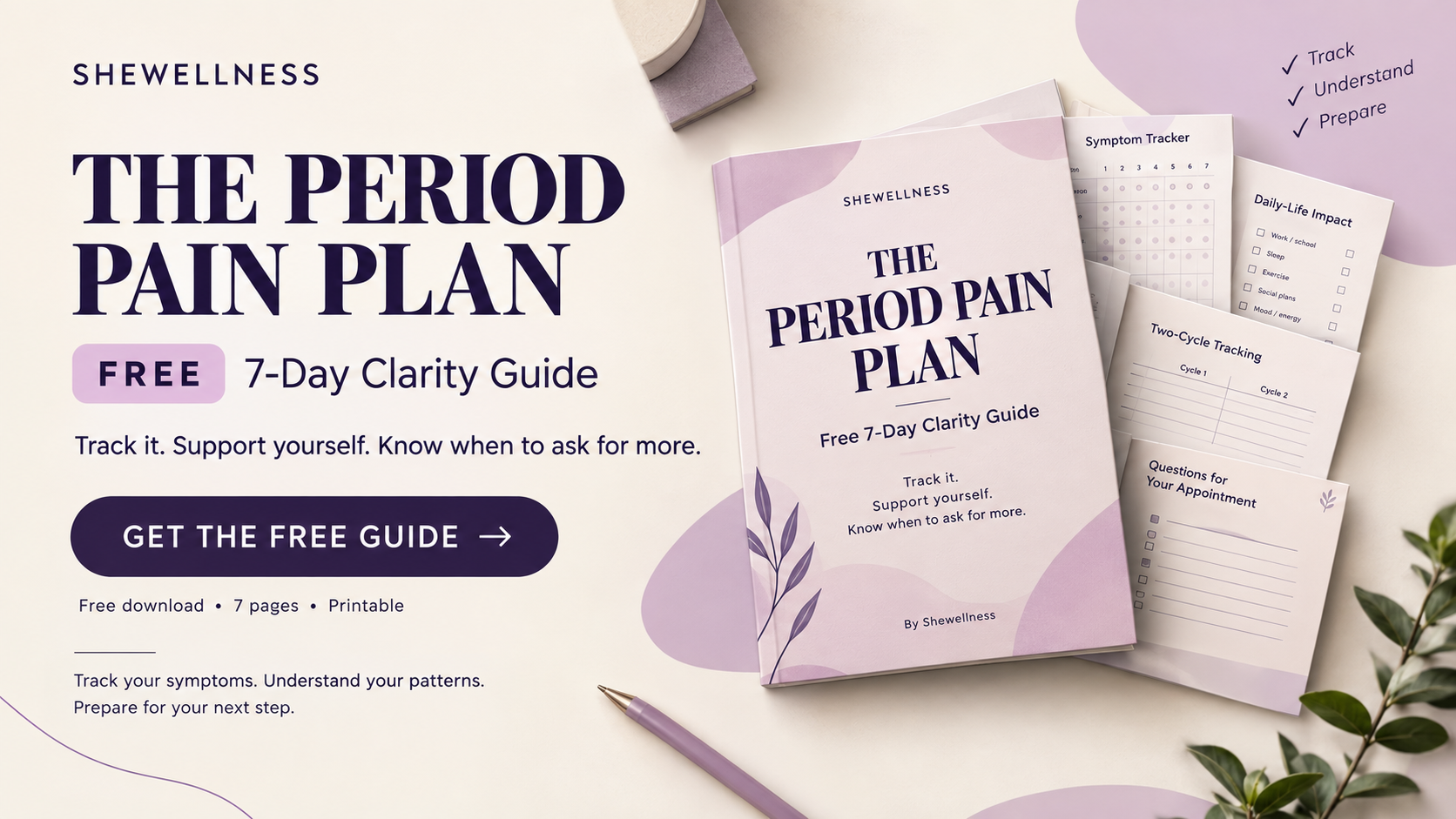 The Period Pain Plan: Free 7-Day Clarity Guide