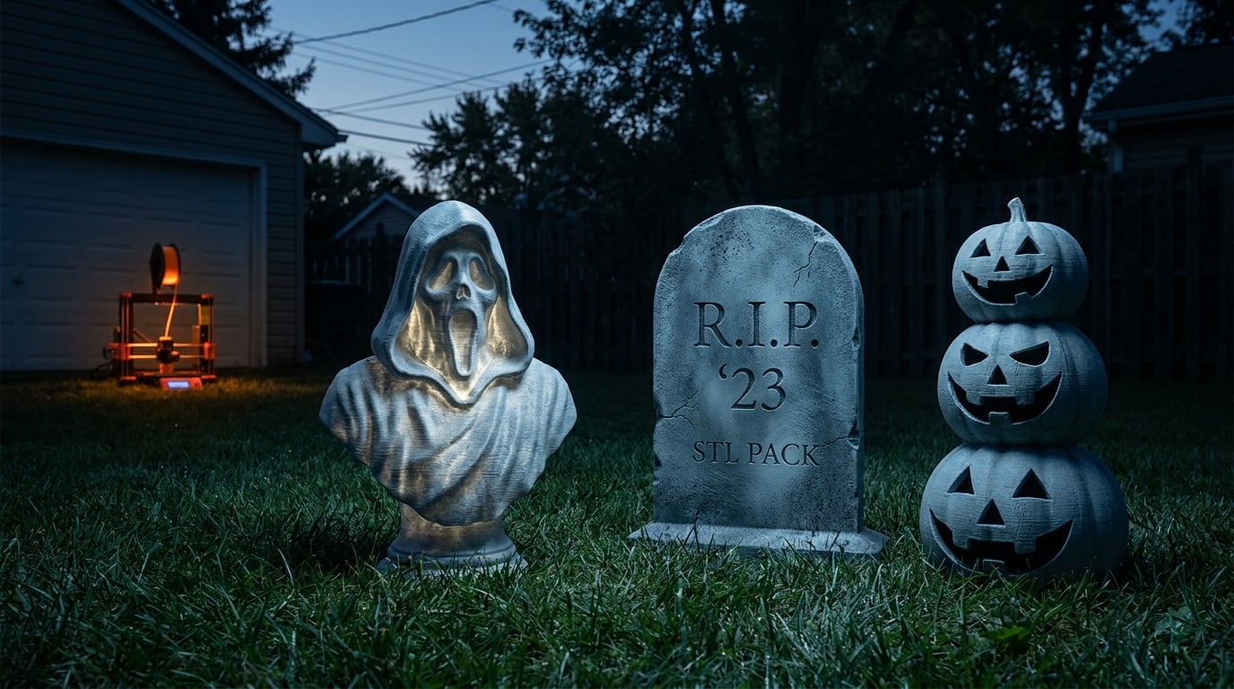 Halloween Yard Prop STL Pack