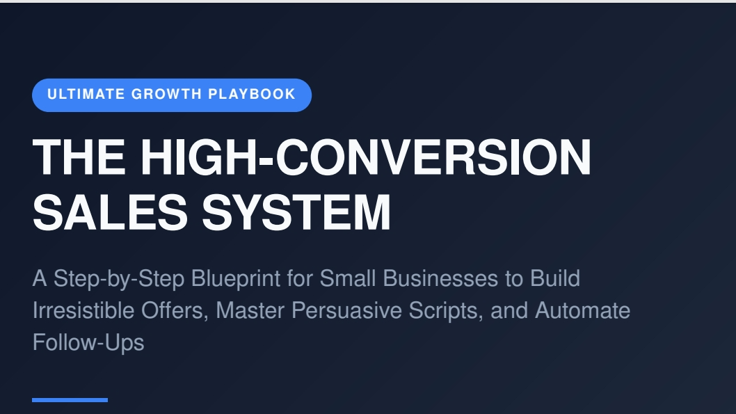 How to Turn prospects into customers with proven scripts and automation.