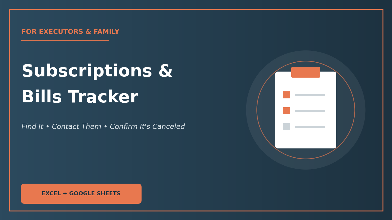 Subscriptions & Bills Tracker