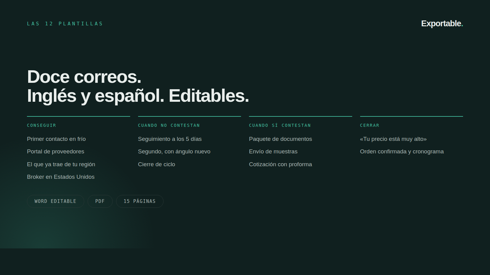 Plantillas de Contacto