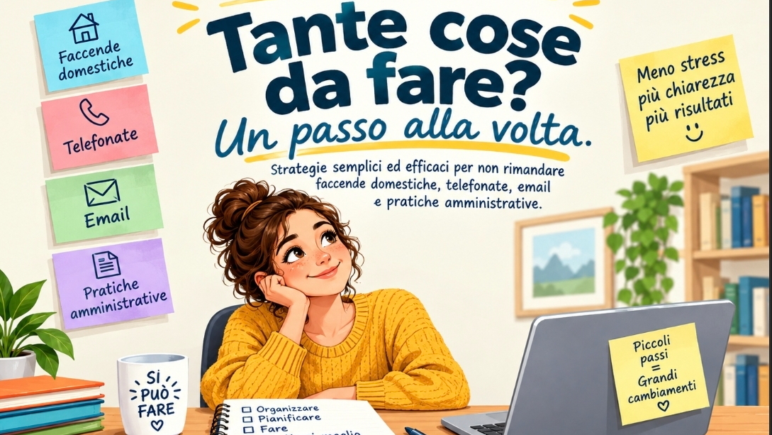 Inizia le faccende senza aspettare la motivazione 