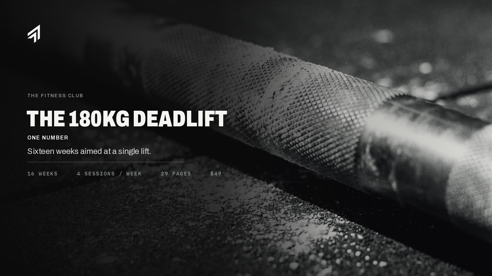 The 180kg Deadlift