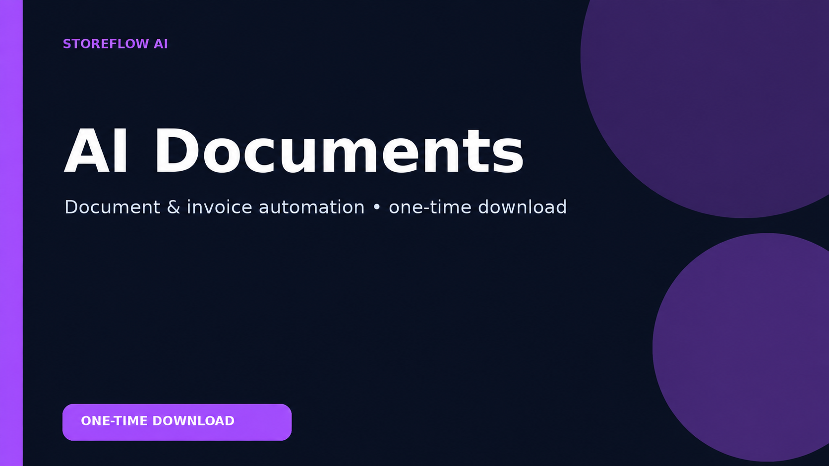 StoreFlow AI Documents & Invoice Automation