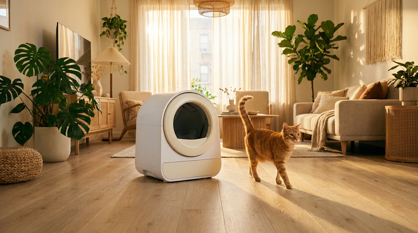 Clean Bot Self-Cleaning Litter Box