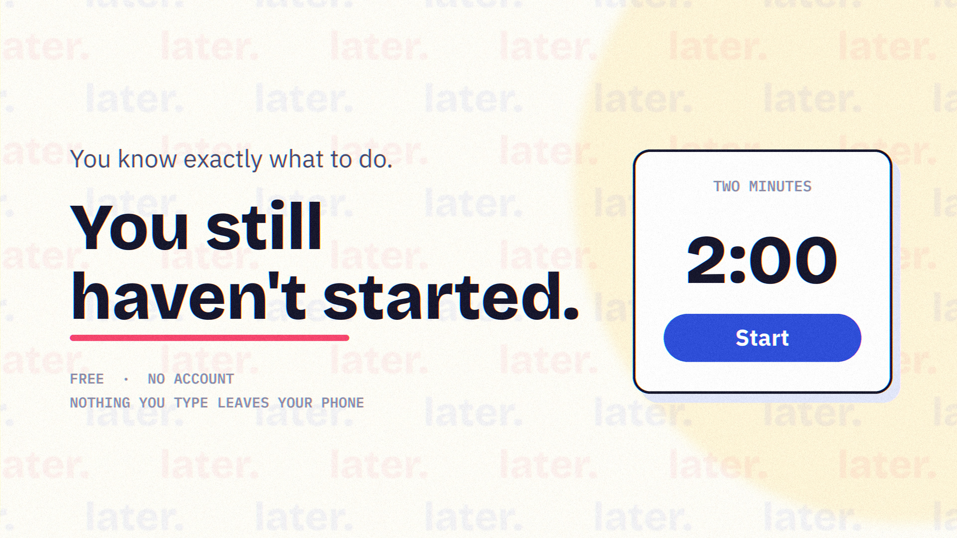 Two Minutes