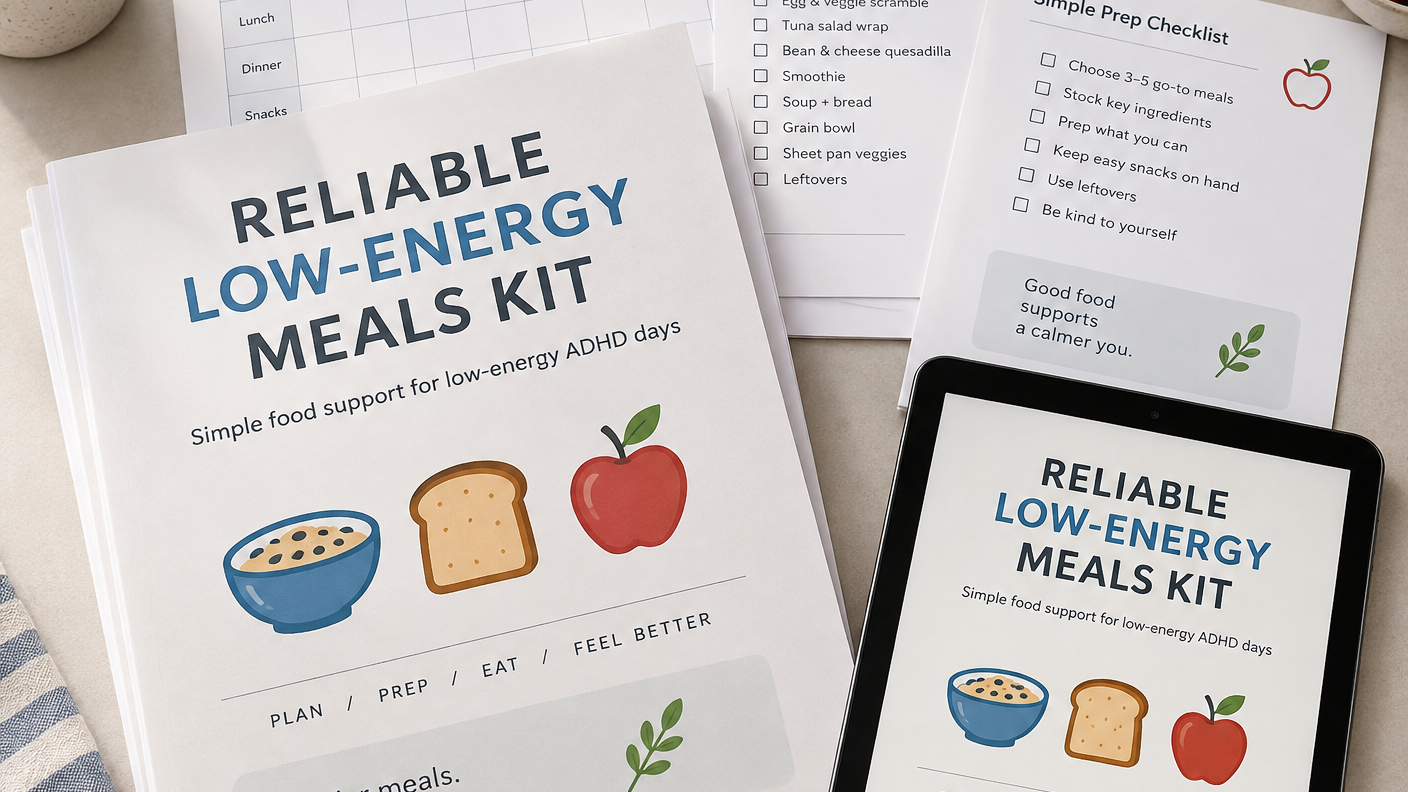 Low-Energy ADHD Meal Guide