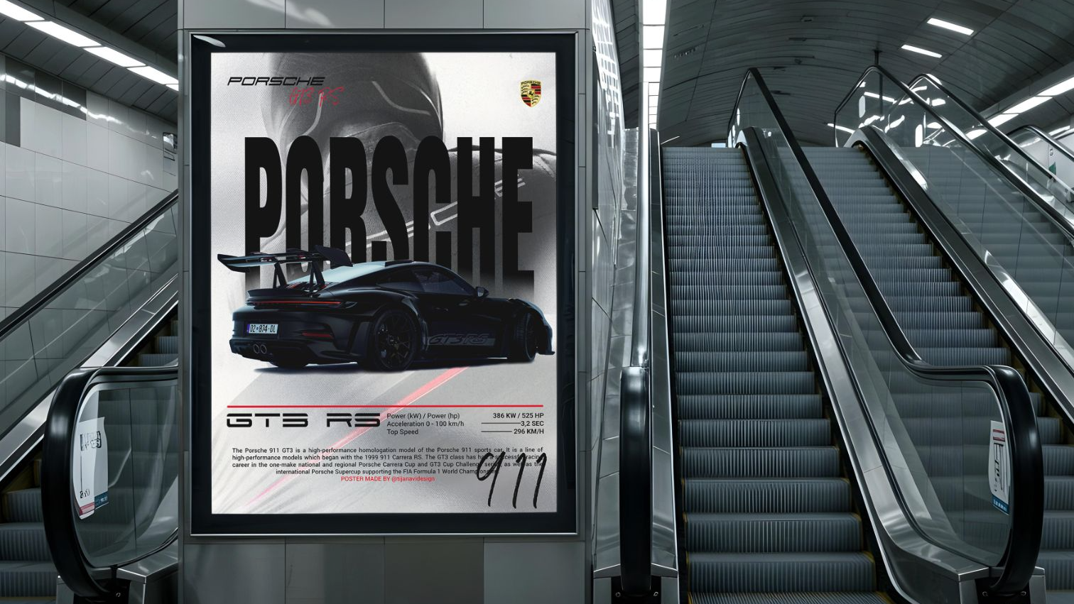 911 GT3 RS Digital Poster / Download Print