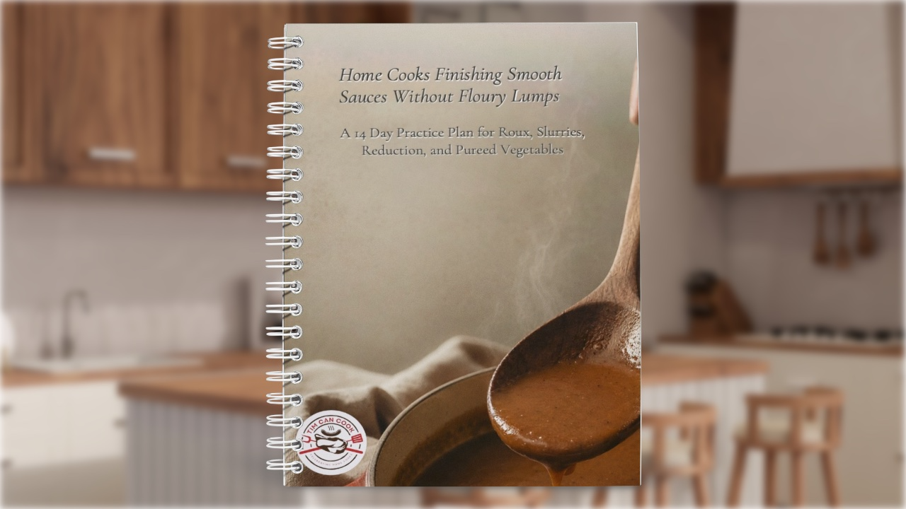 Home Cooks Finishing Smooth Sauces Without Floury Lumps