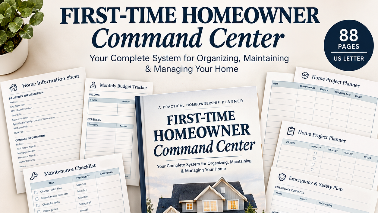 The First-Time Homeowner Survival System