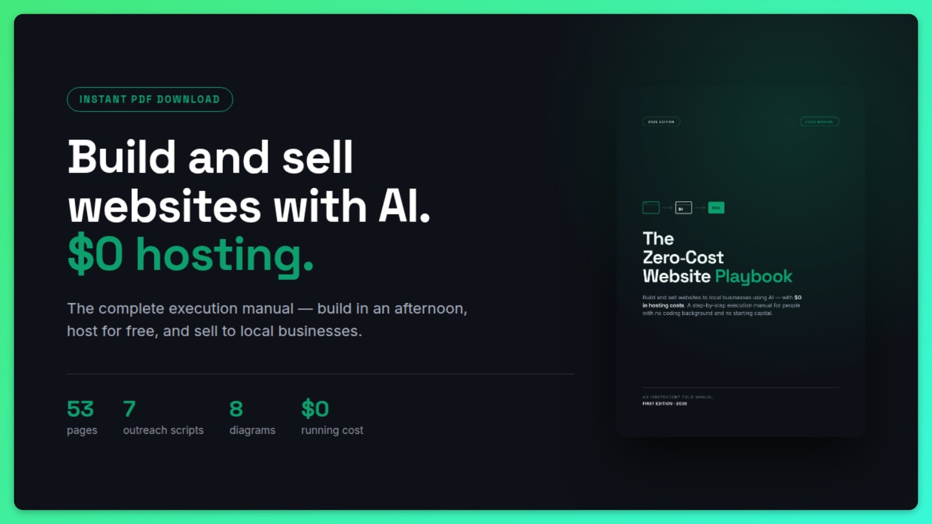 The Zero-Cost Website Playbook