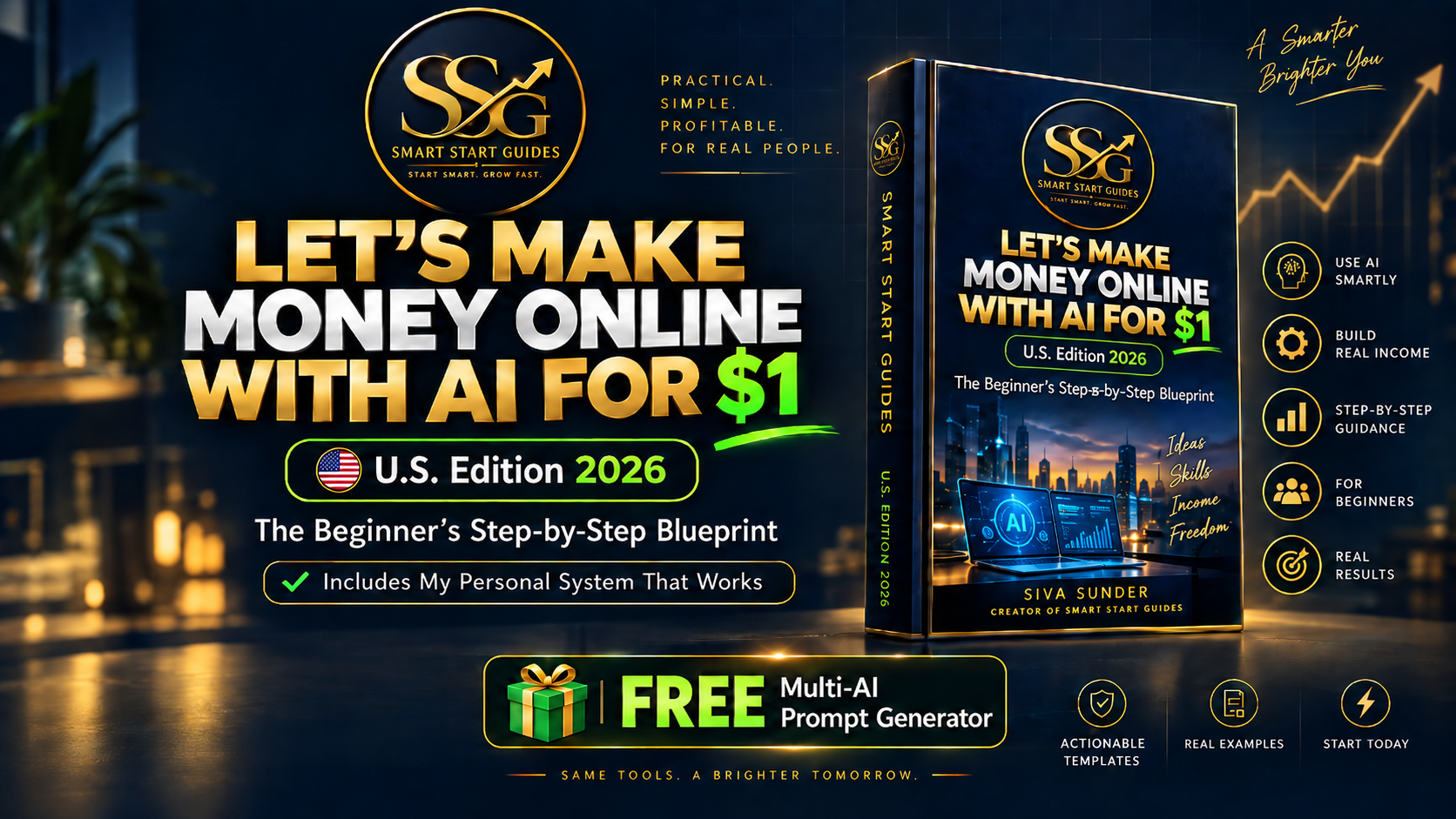 LETS MAKE MONEY ONLINE WITH AI— $1
