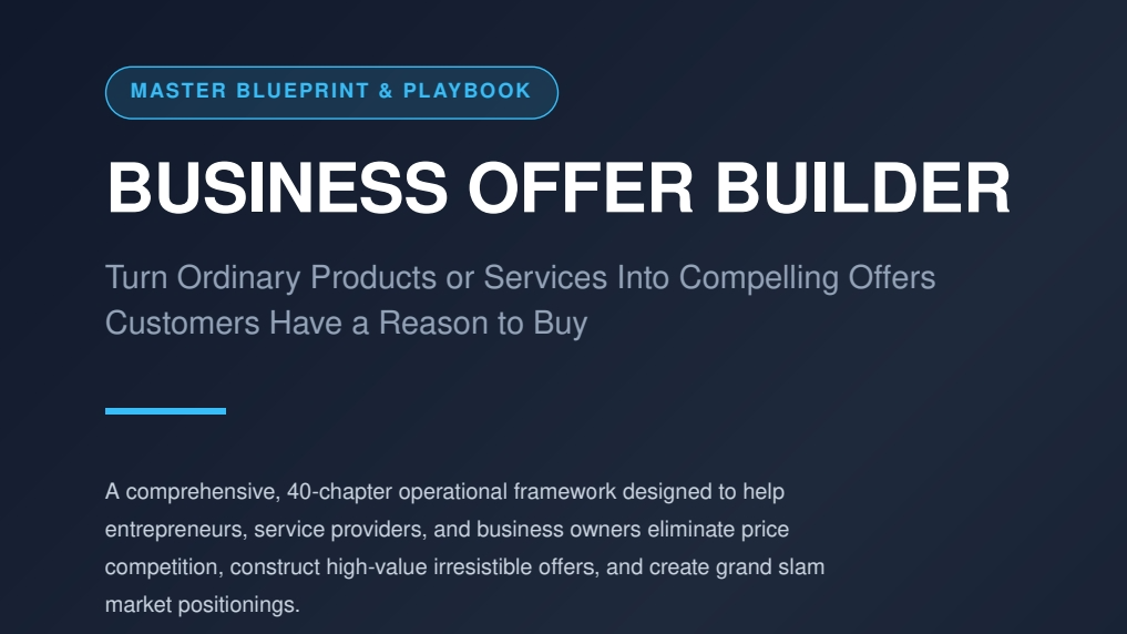 Ways to Create irresistible offers that turn browsers into buyers.