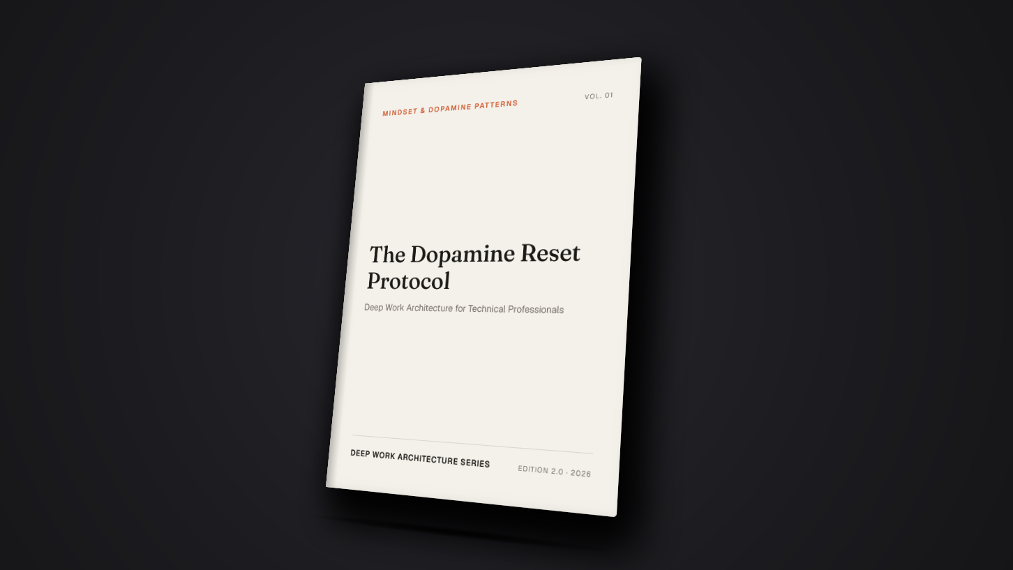 The Dopamine Reset Protocol: Deep Work Architecture for Technical Professionals