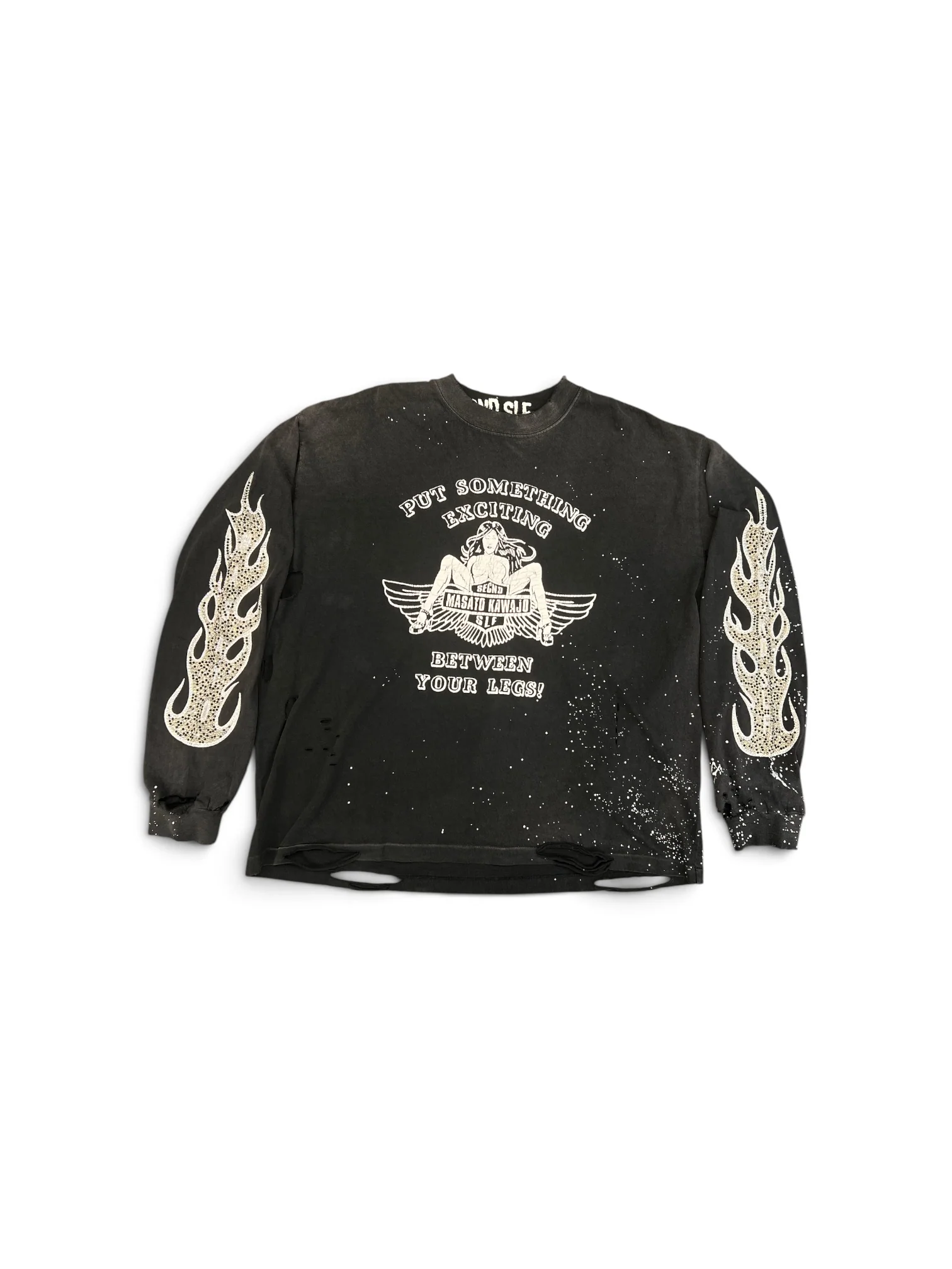 SECNDSLF EXCITING VINTAGE LS x MASATO KAWAJO BLACK
