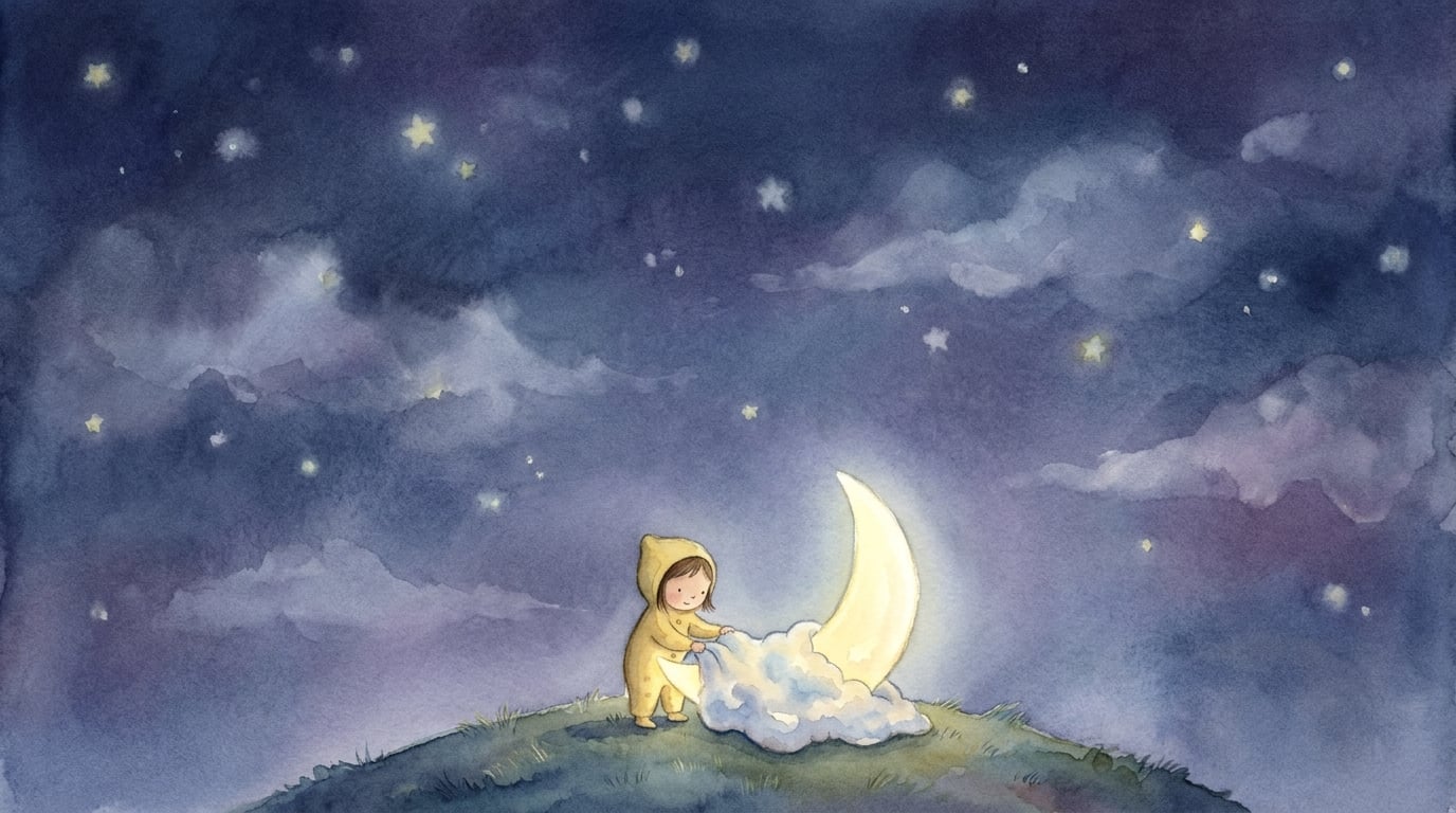 Luna Tucks in the Moon