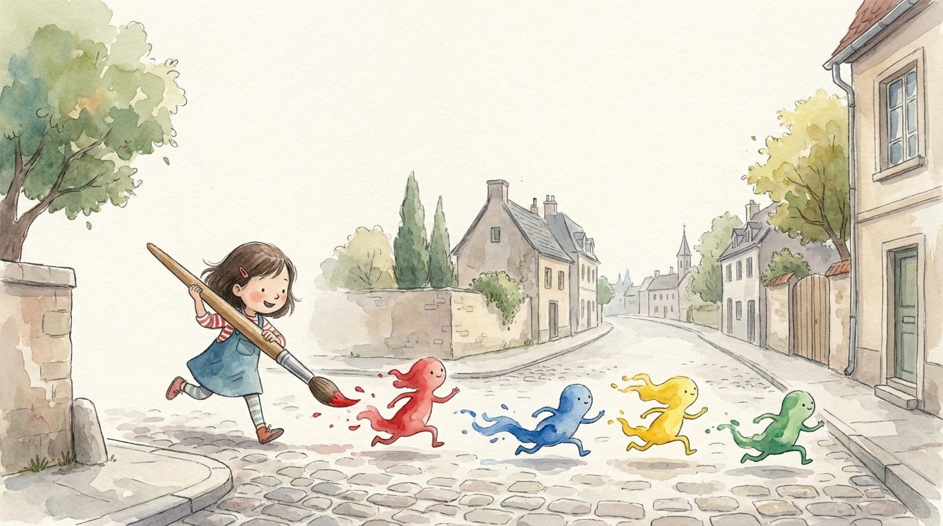 The Day the Colors Ran Away