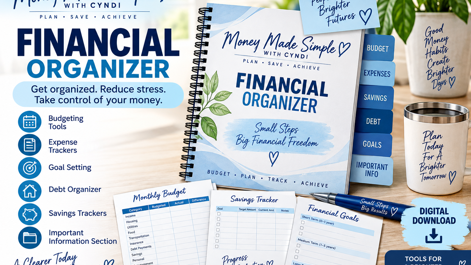Money Made Simple Financial Organizer