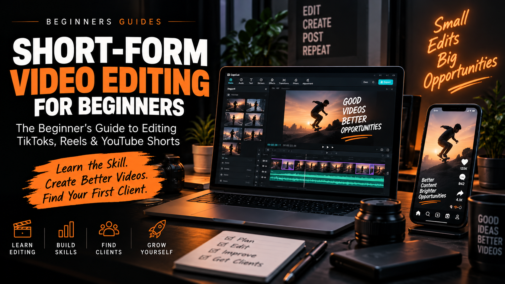 Short-Form Video Editing for Beginners