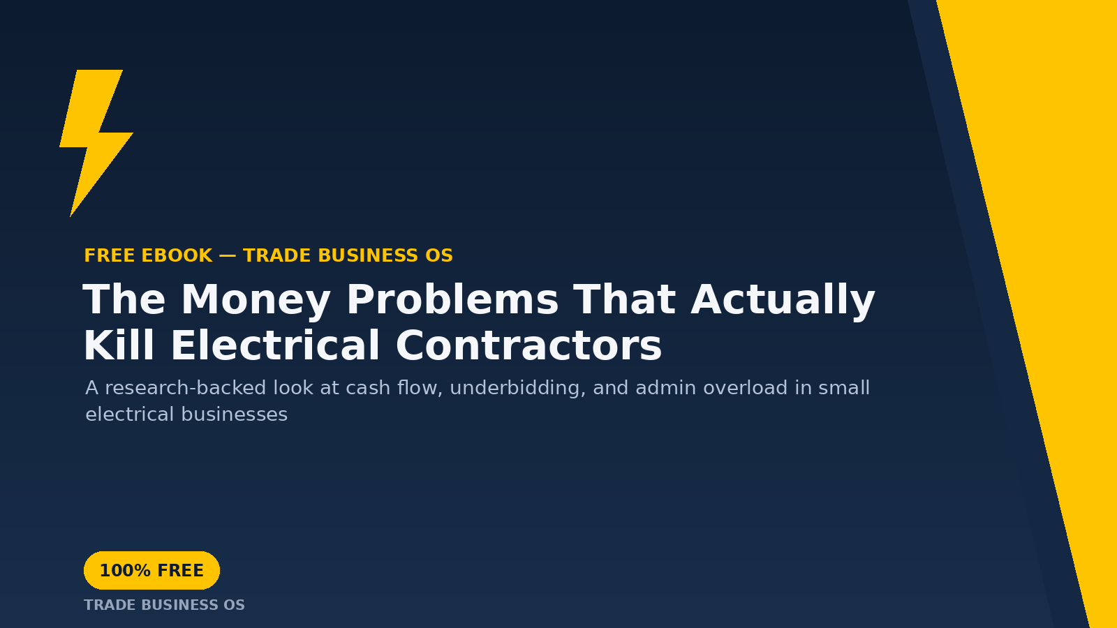 The Money Problems That Actually Kill Electrical Contractors