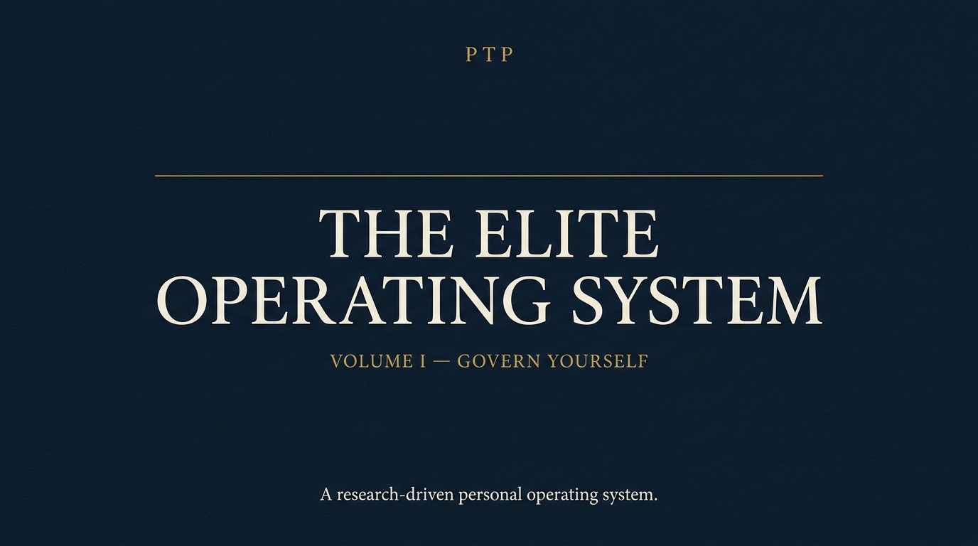The Elite Operating System — Volume I