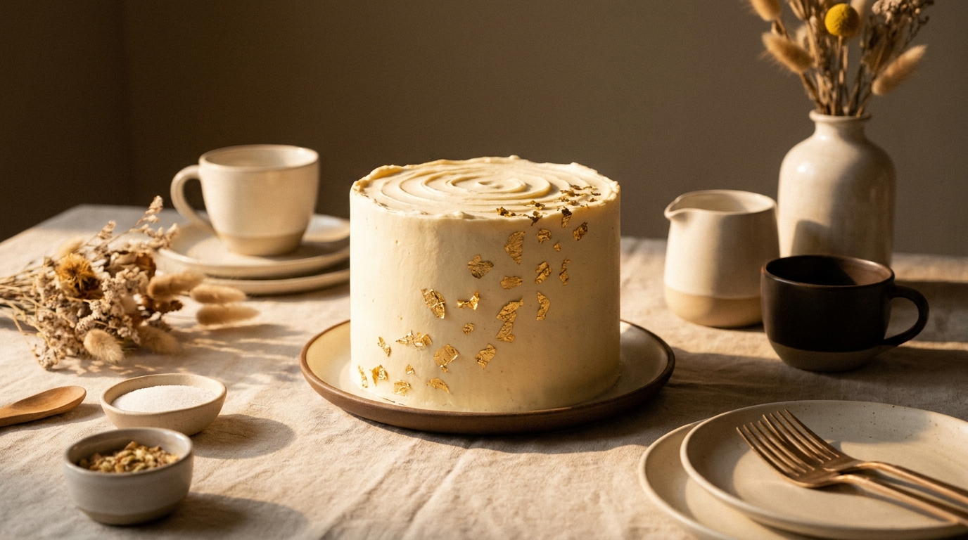 The Golden Celebration Cake