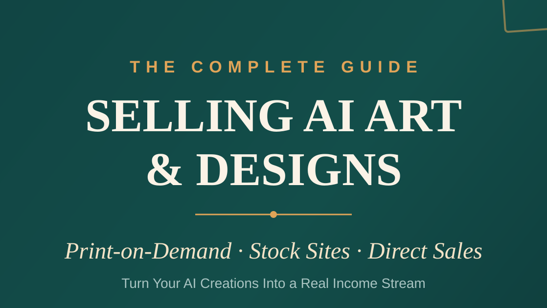 Selling AI Art & Designs