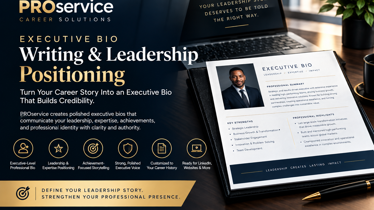 Executive Bio Writing & Leadership Positioning