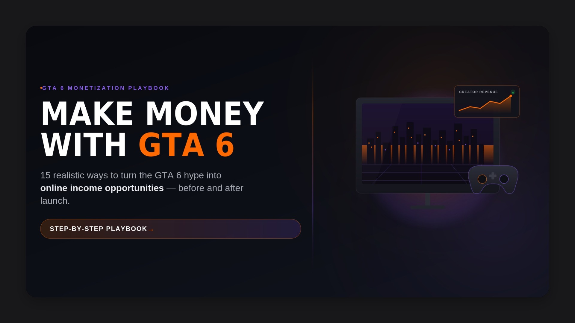 GTA 6 Creator Income Blueprint