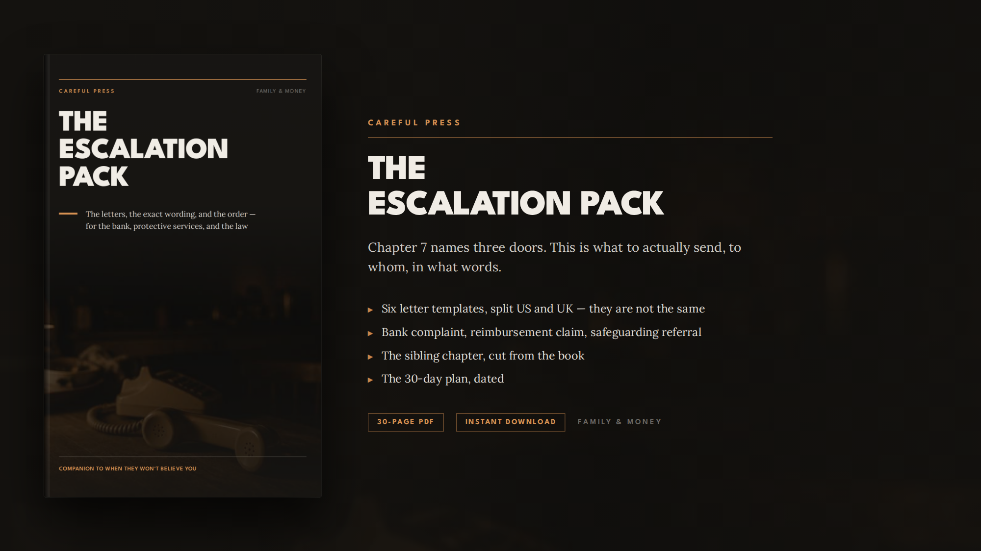 The Escalation Pack